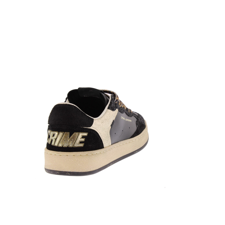 Crime sneakers zwart 4