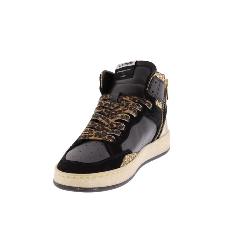Crime sneakers noir 3