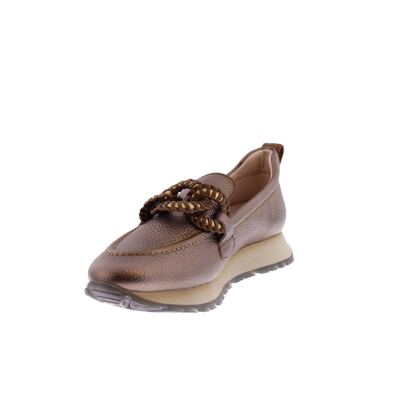 Hispanitas mocassins et loafers bronze 3