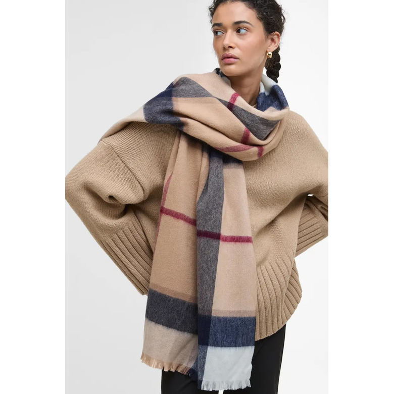 Barbour echarpe beige 2
