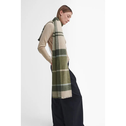Barbour echarpe vert