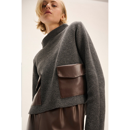 Natan pullover grau