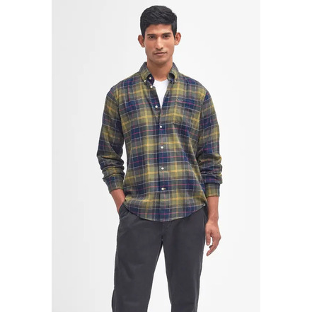 Barbour chemise vert