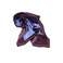 Gigue echarpe violet 1