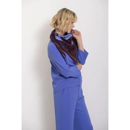Gigue echarpe violet