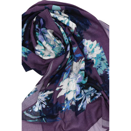 Gigue echarpe violet