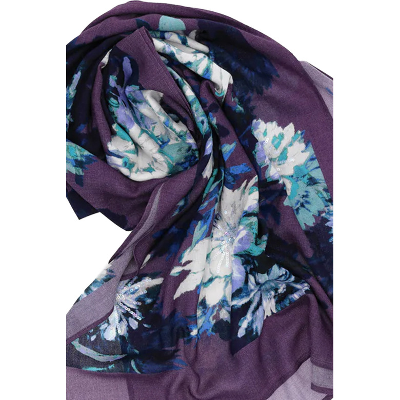Gigue echarpe violet 2