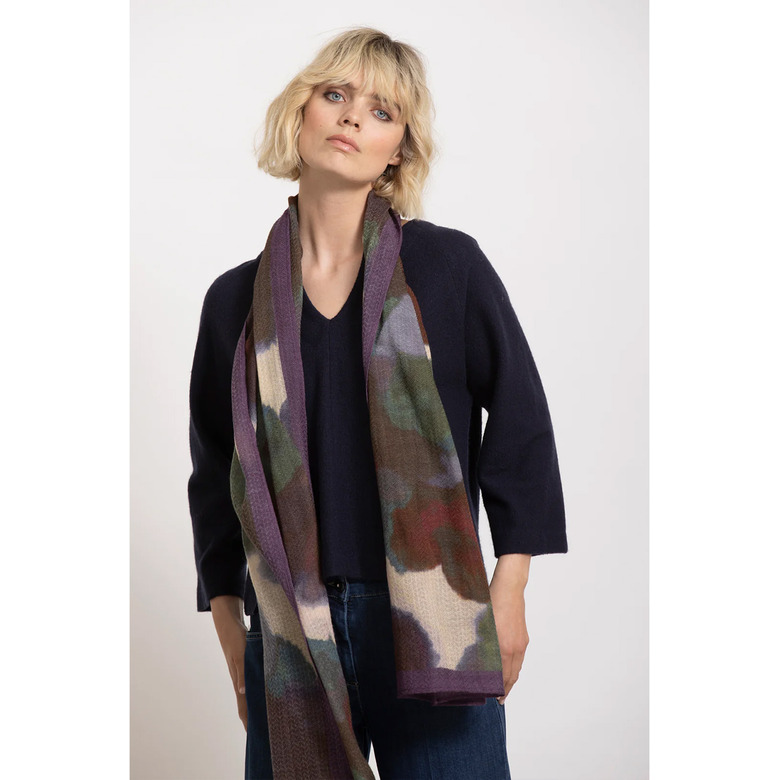 Gigue echarpe violet 2