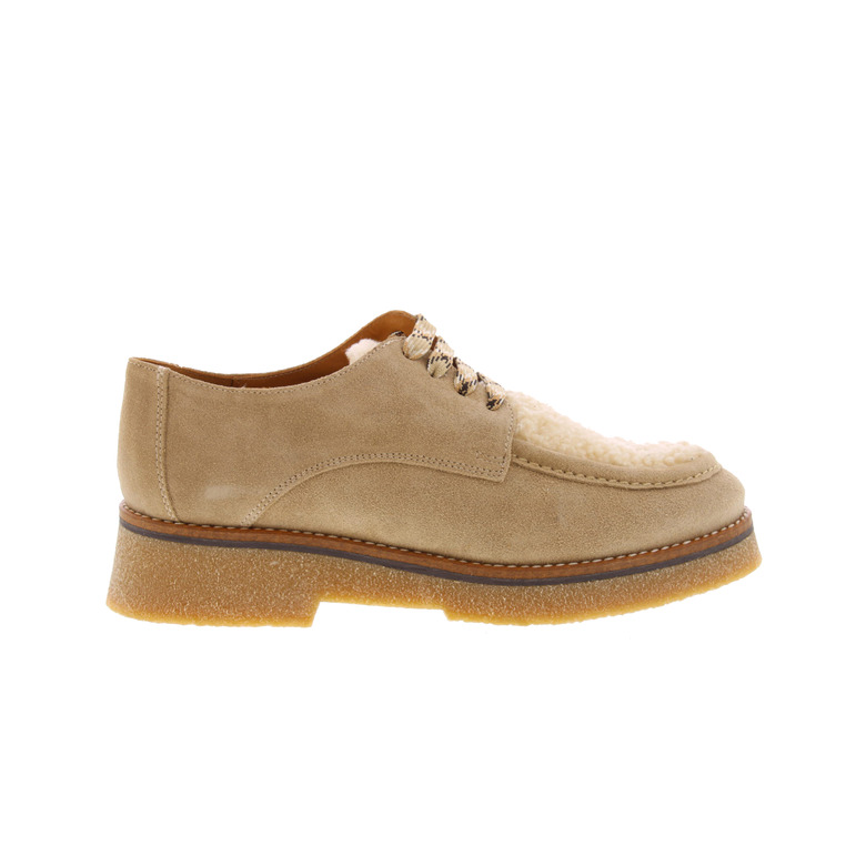 Ctwlk chaussures à lacets beige
