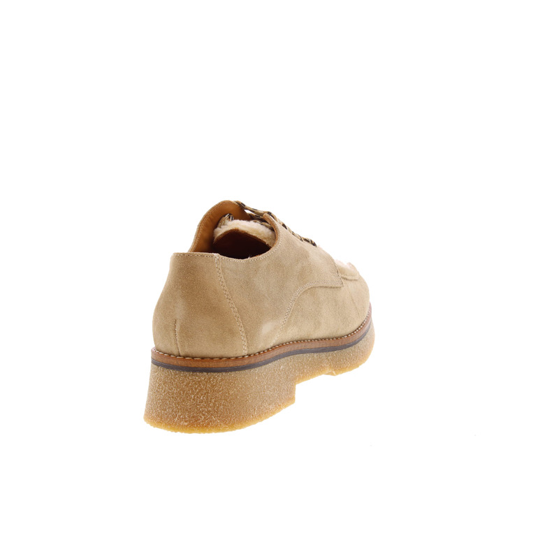 Ctwlk chaussures à lacets beige 4