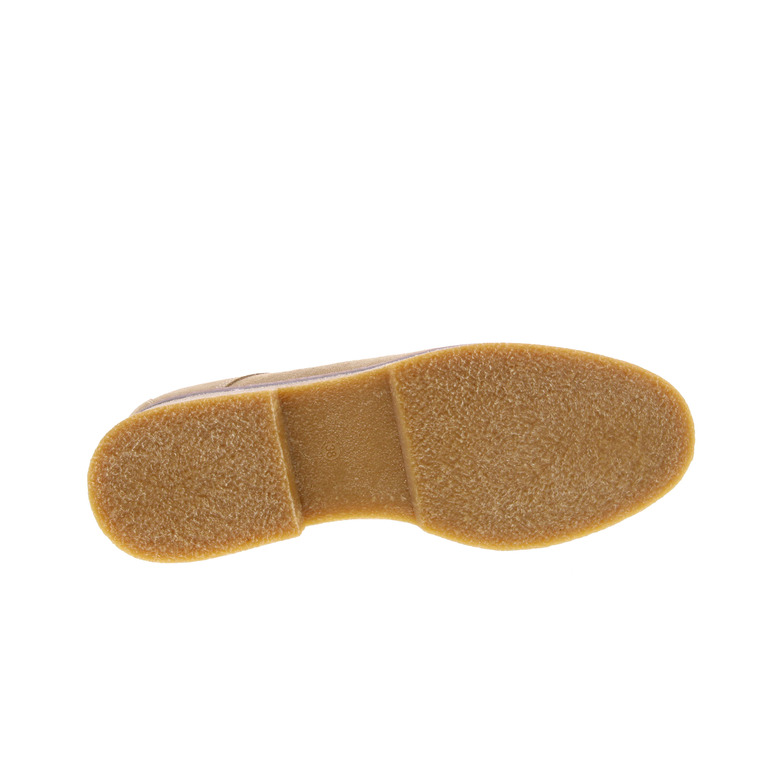 Ctwlk chaussures à lacets beige 5