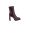 Mii enkellaarsjes bordeaux