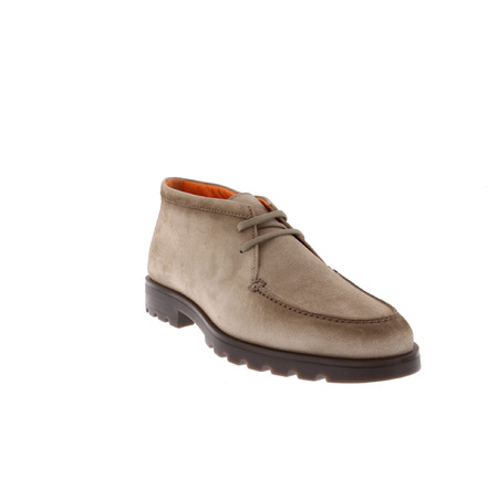 Santoni schnürschuhe taupe