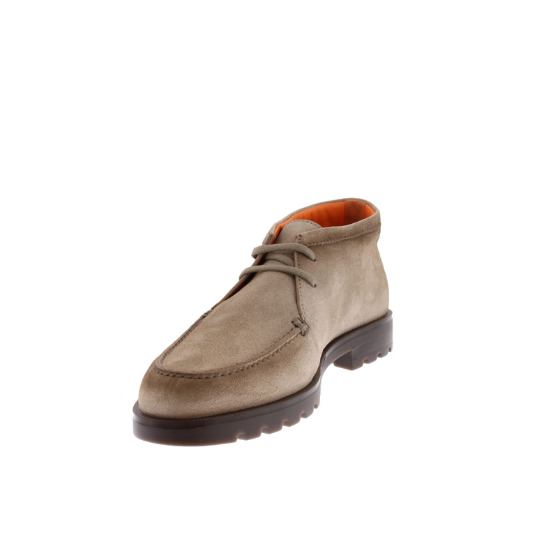 Santoni schnürschuhe taupe 3