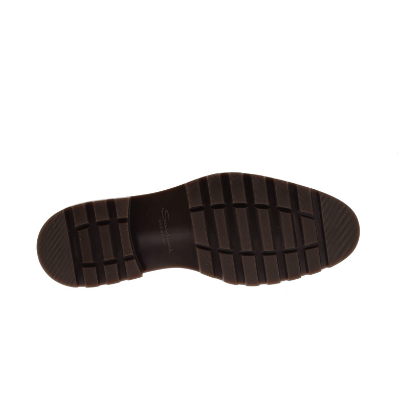 Santoni schnürschuhe taupe 5