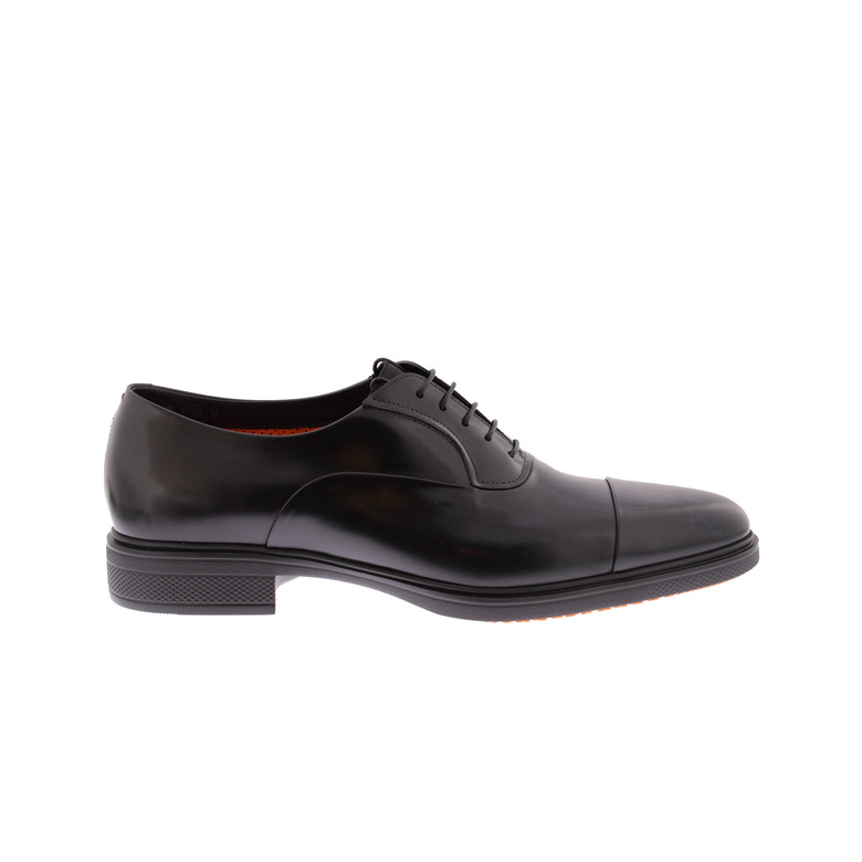 Santoni schnürschuhe schwarz 1