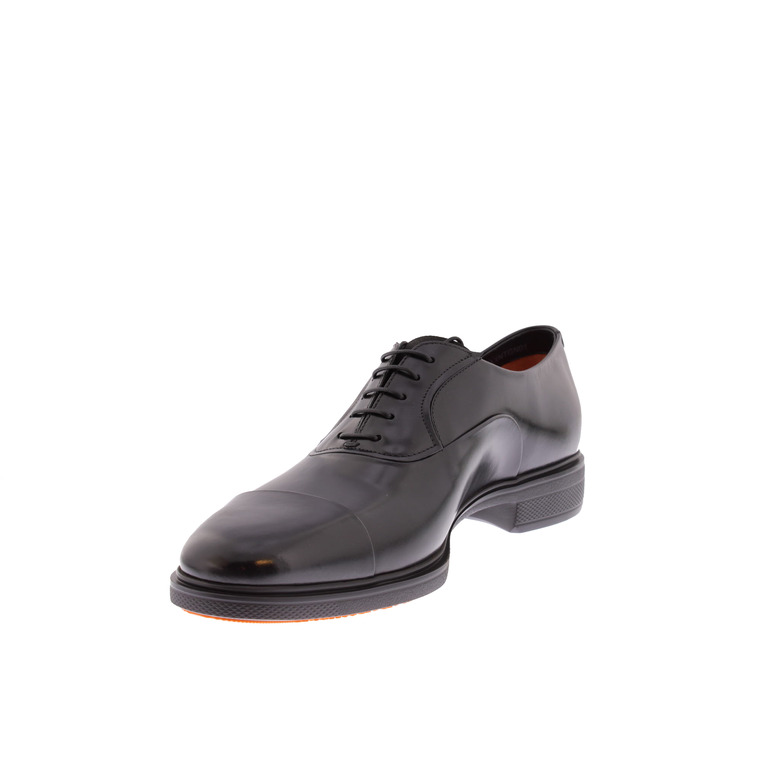 Santoni schnürschuhe schwarz 3