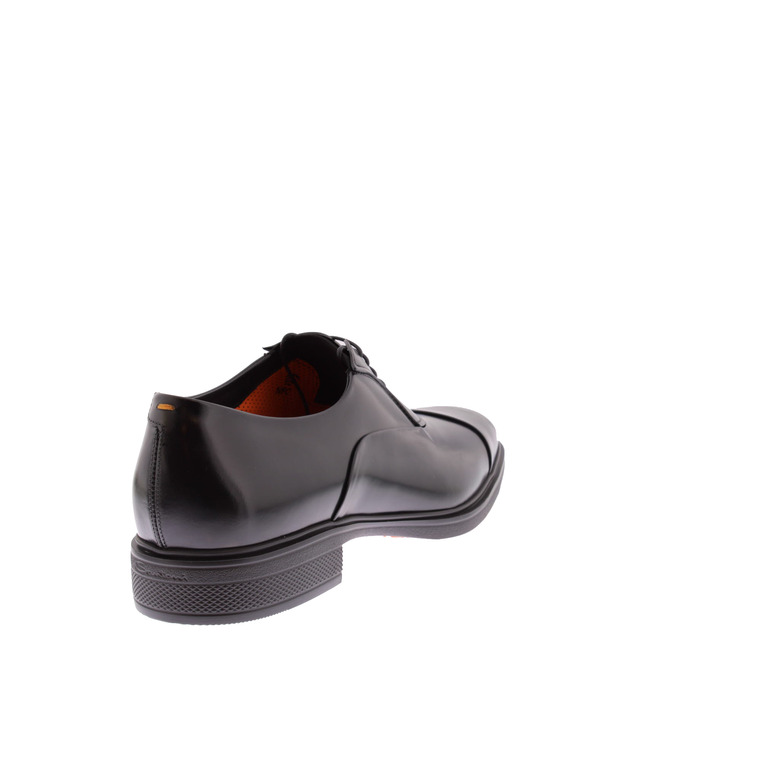 Santoni schnürschuhe schwarz 4