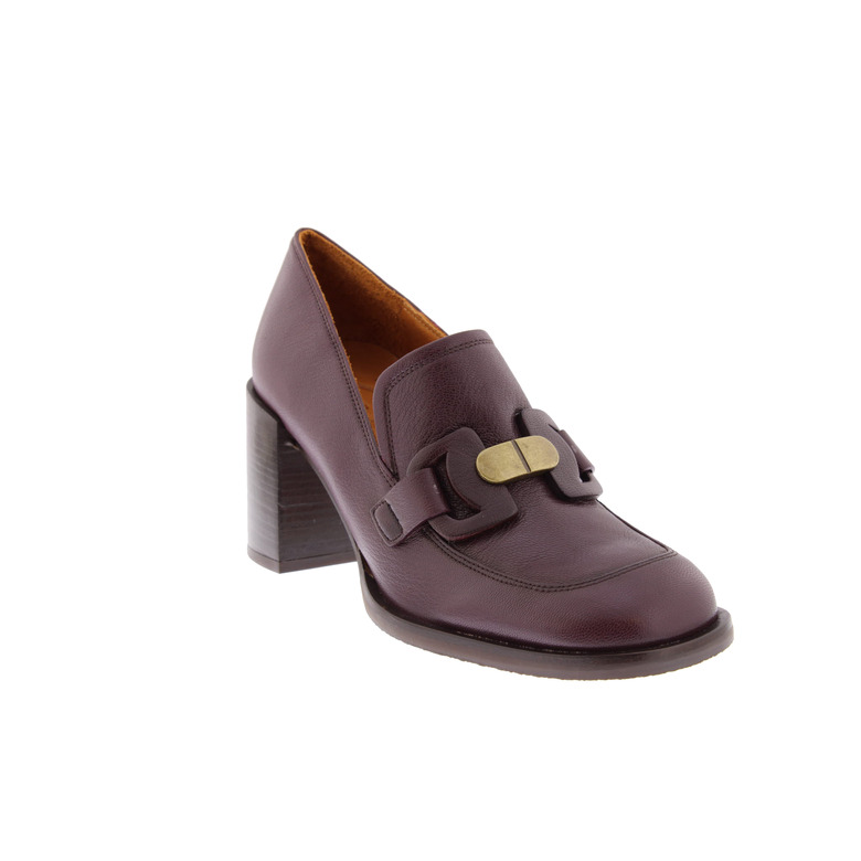 Chie Mihara mocassins et loafers bordeaux 2