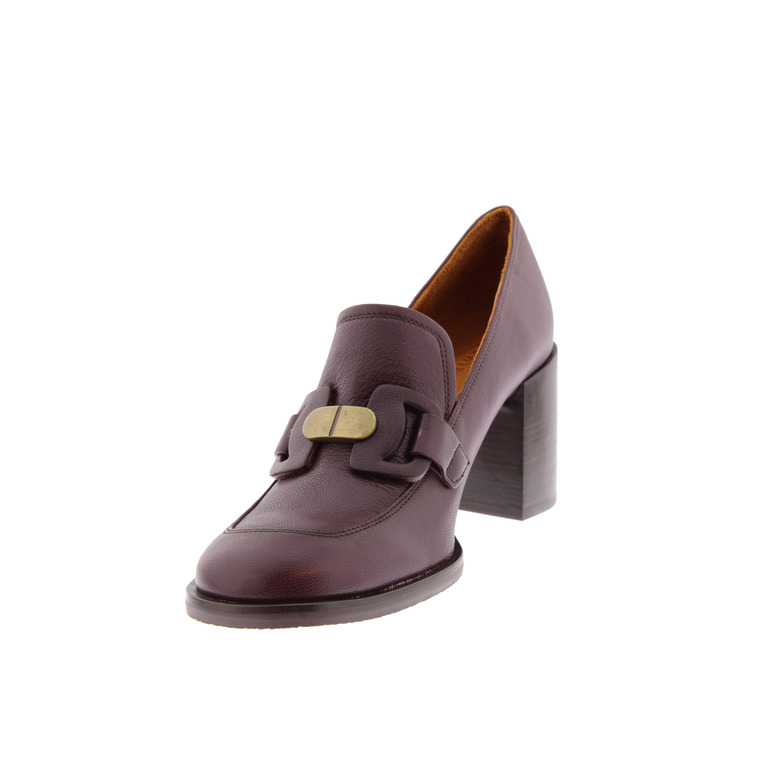 Chie Mihara mocassins et loafers bordeaux 3