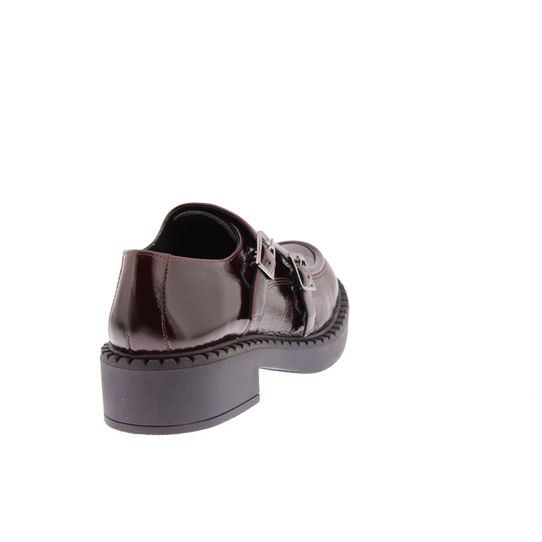 Kmb mokassins & halbschuhe bordeaux 4