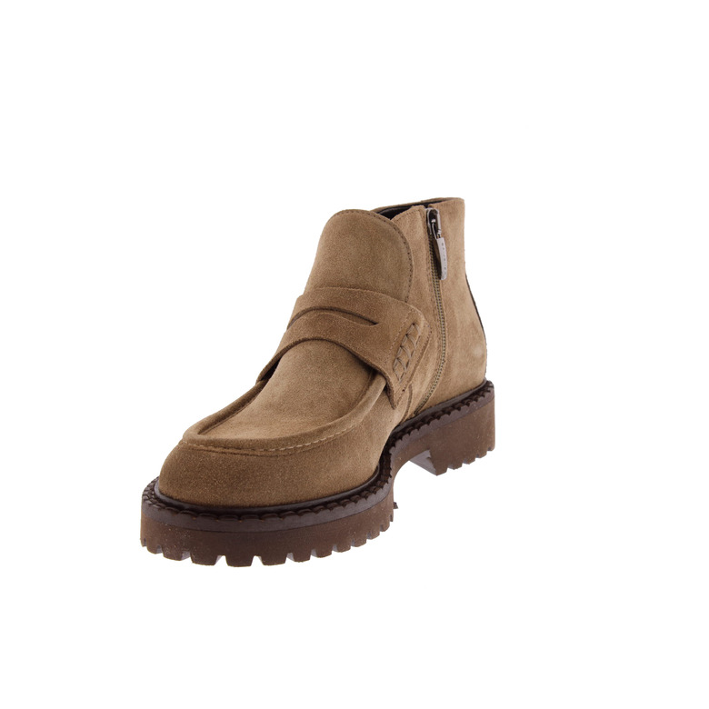 Laura Bellariva chaussures hautes taupe 3