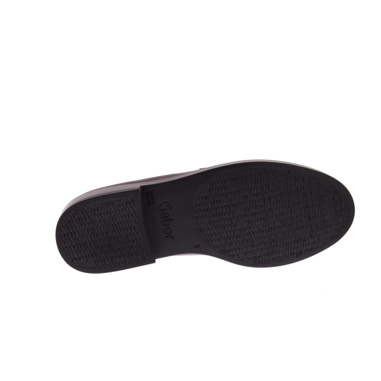 Gabor mocassins et loafers bordeaux 5