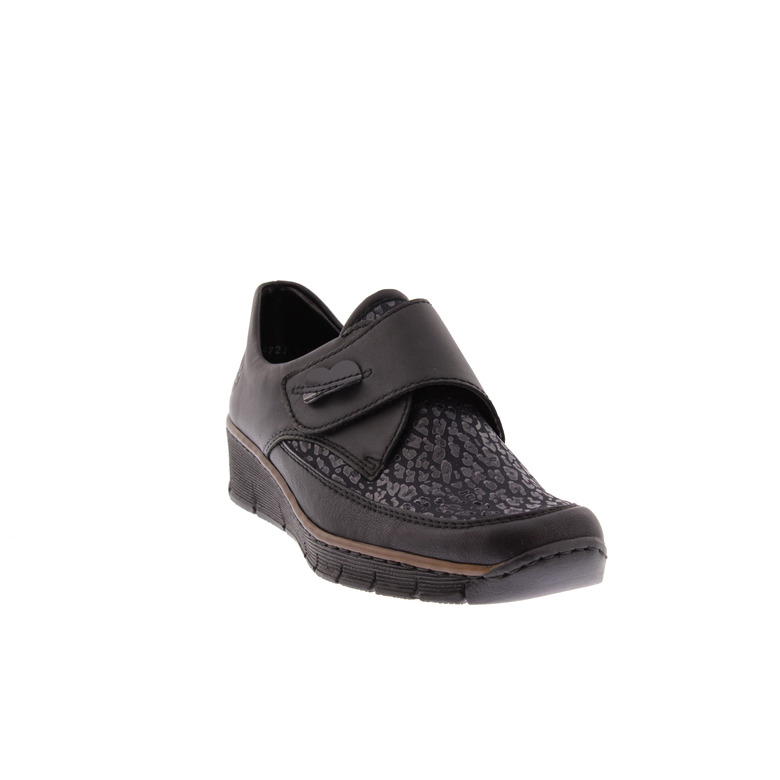 Rieker klettverschluss-schuhe schwarz 2