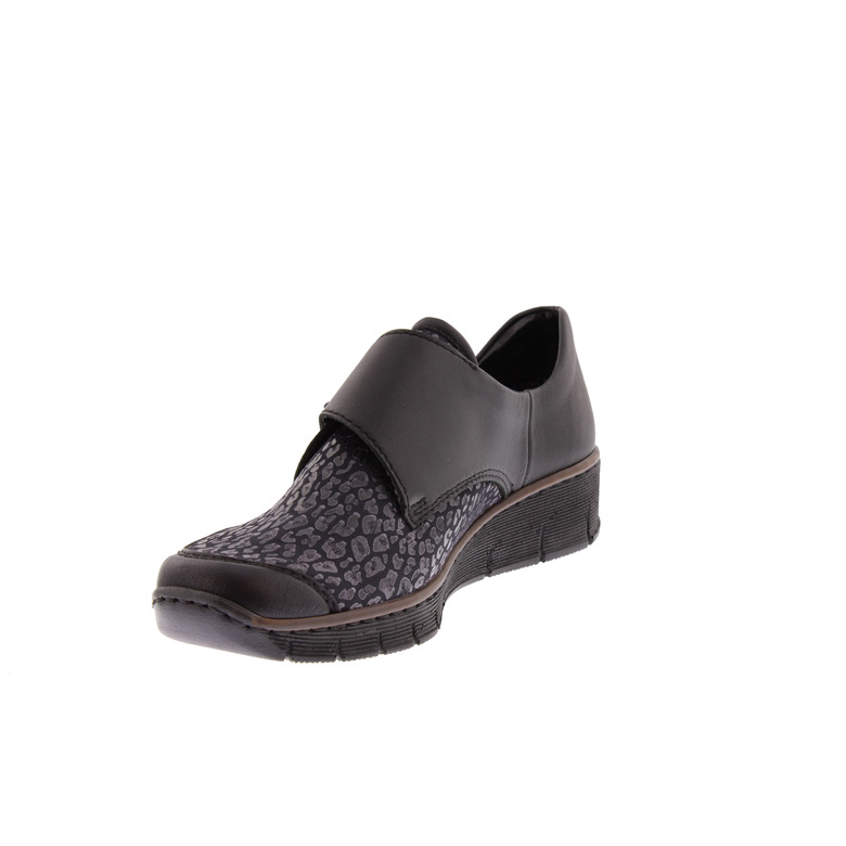 Rieker klettverschluss-schuhe schwarz 3