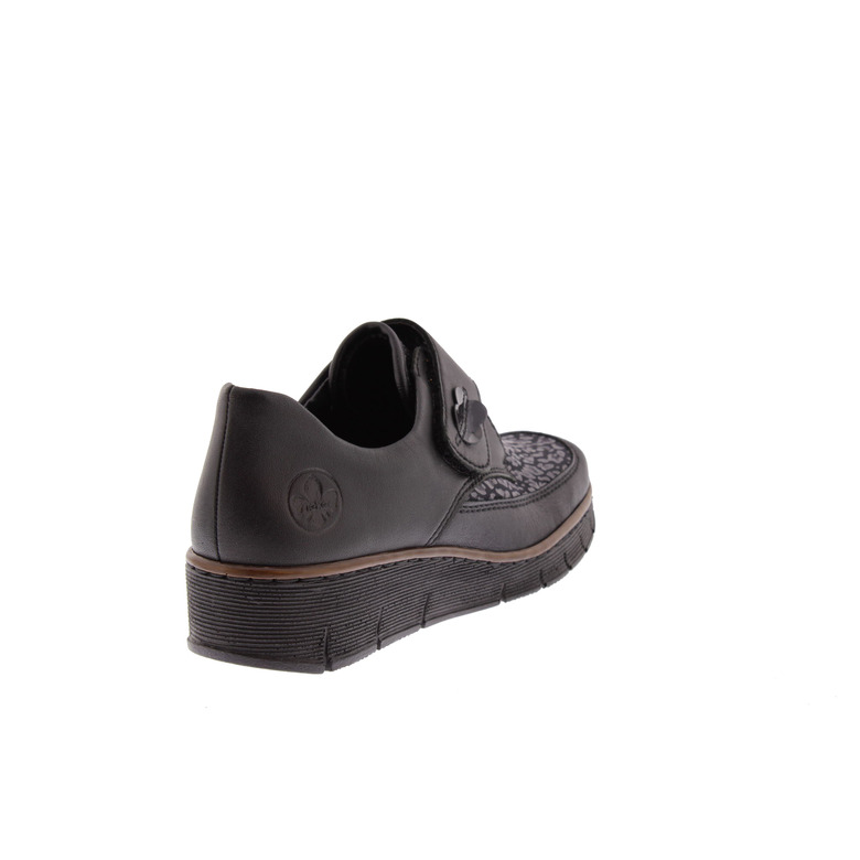 Rieker klettverschluss-schuhe schwarz 4