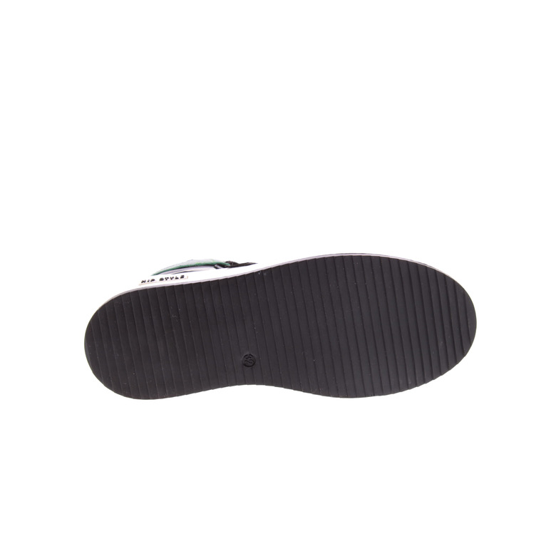 Hip high shoes green 5