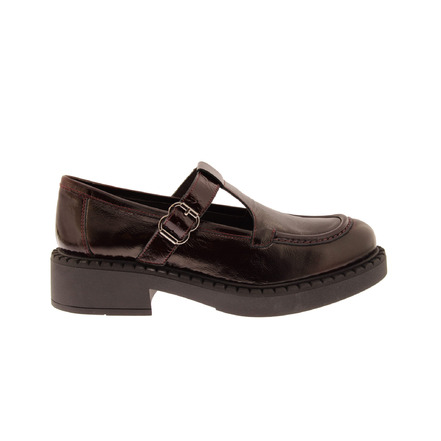 Kmb mokassins & halbschuhe bordeaux