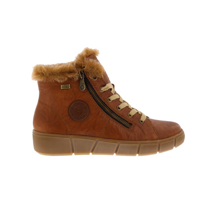 Remonte hohe schuhe cognac
