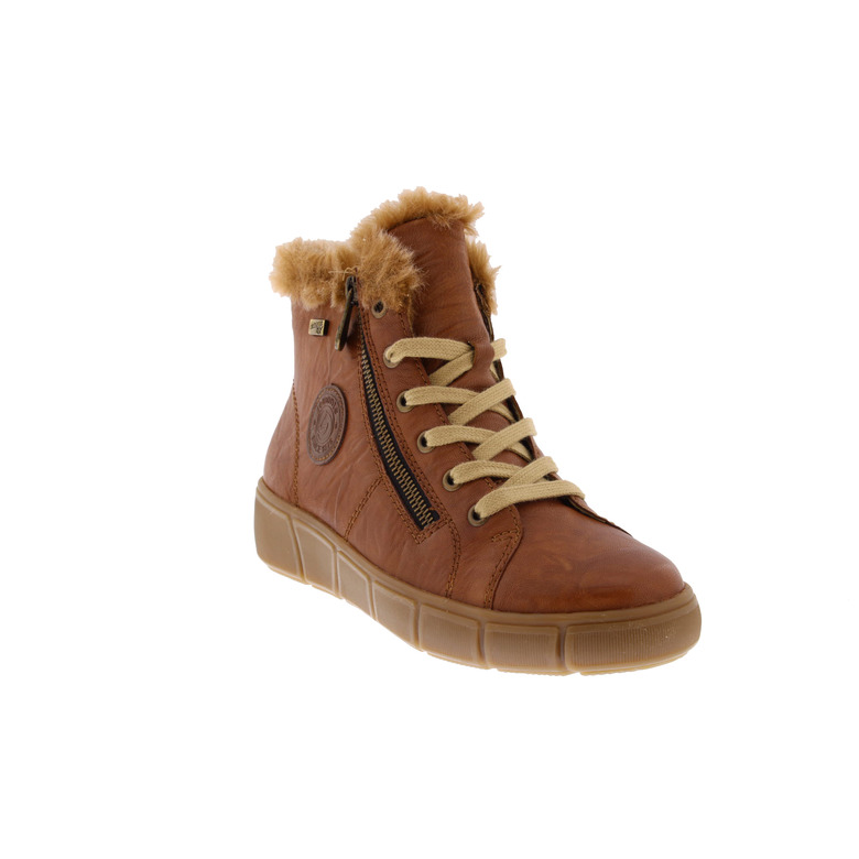 Remonte hohe schuhe cognac 2