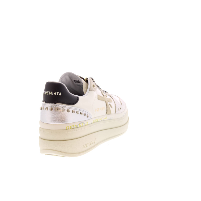 Premiata sneakers ecru 4