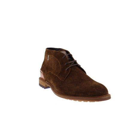 Floris Van Bommel veterschoenen cognac