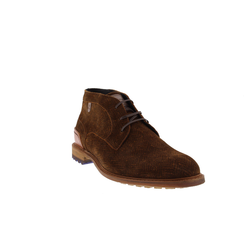 Floris Van Bommel veterschoenen cognac 2
