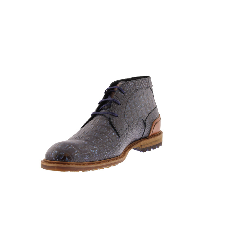 Floris Van Bommel veterschoenen blauw 3