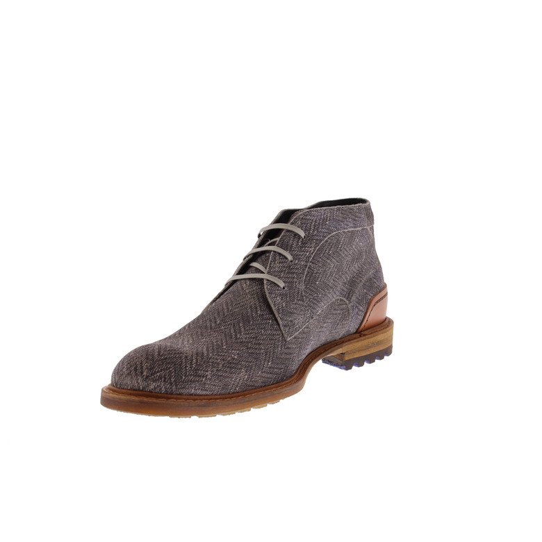 Floris Van Bommel veterschoenen taupe 3