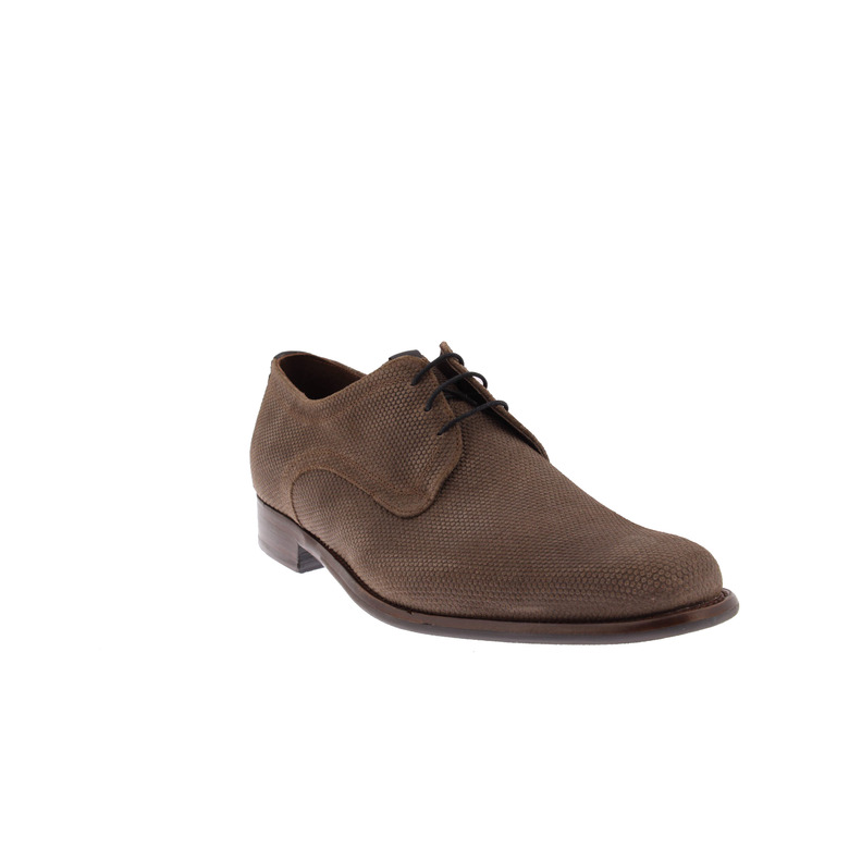 Floris Van Bommel veterschoenen taupe 2