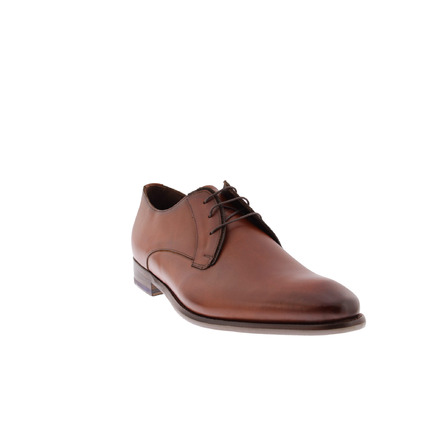 Floris Van Bommel veterschoenen cognac