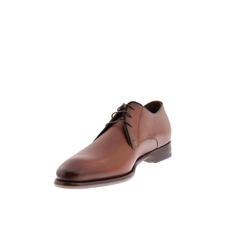 Floris Van Bommel veterschoenen cognac 3