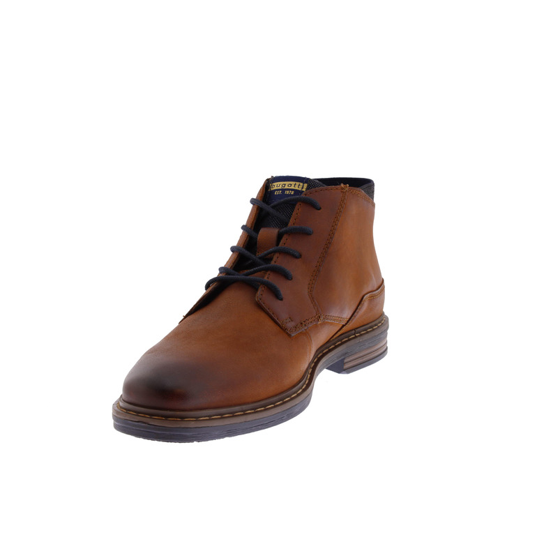 Bugattishoes chaussures hautes cognac 3