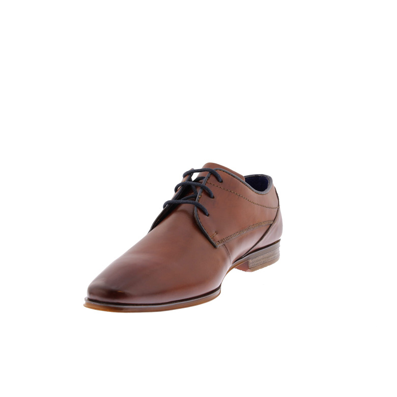 Bugattishoes veterschoenen cognac 3