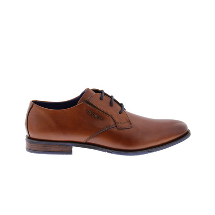 Bugattishoes veterschoenen cognac