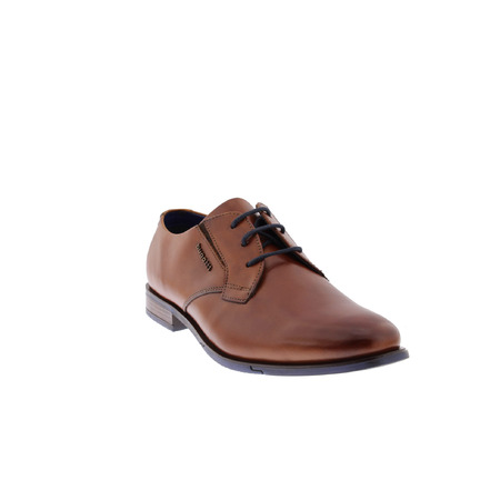 Bugattishoes veterschoenen cognac