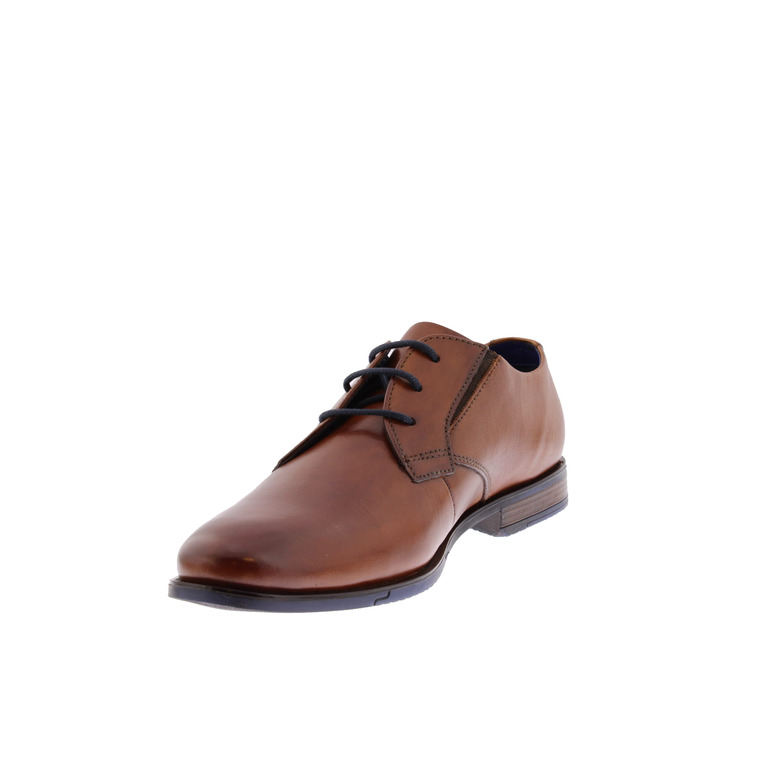 Bugattishoes veterschoenen cognac 3