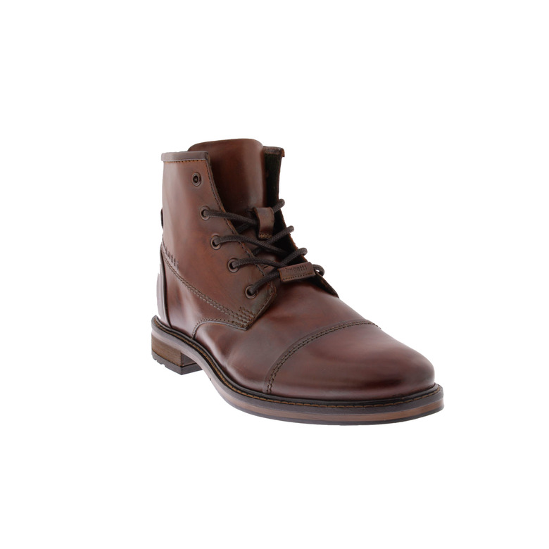 Bugattishoes chaussures hautes cognac 2