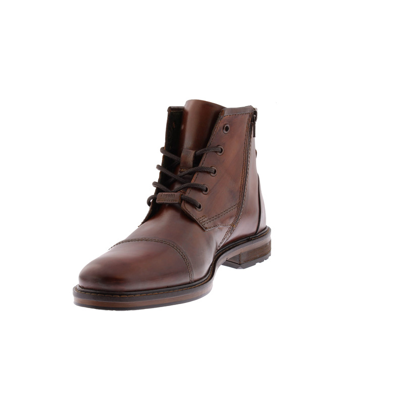 Bugattishoes chaussures hautes cognac 3