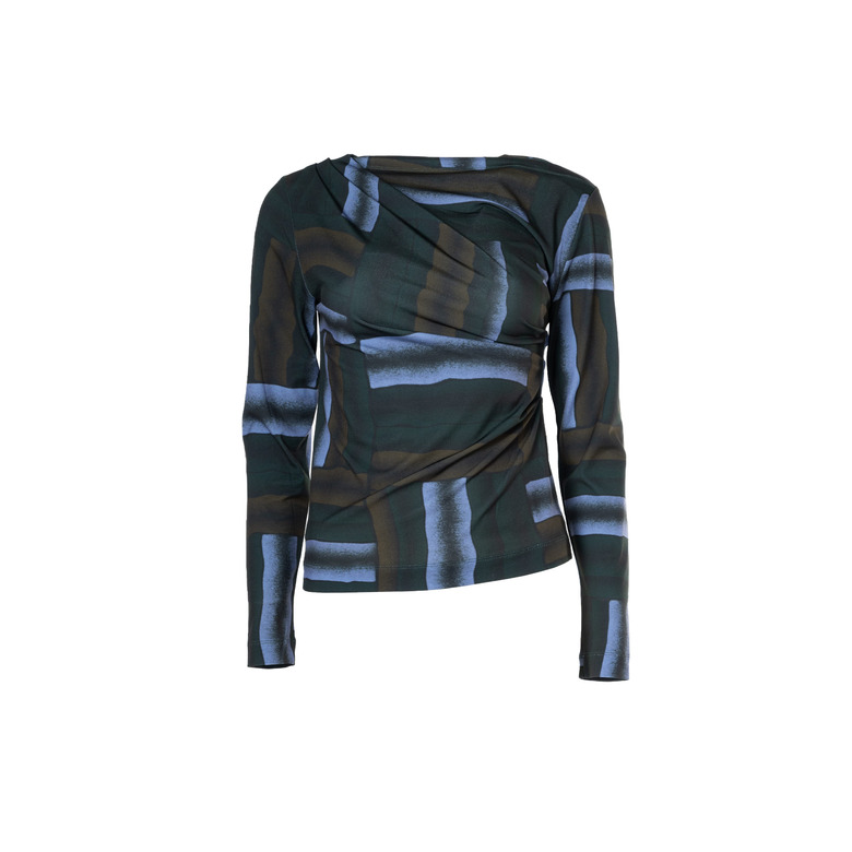 Nathalie Vleeschouwer t-shirt bleu 1